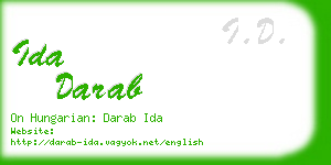 ida darab business card